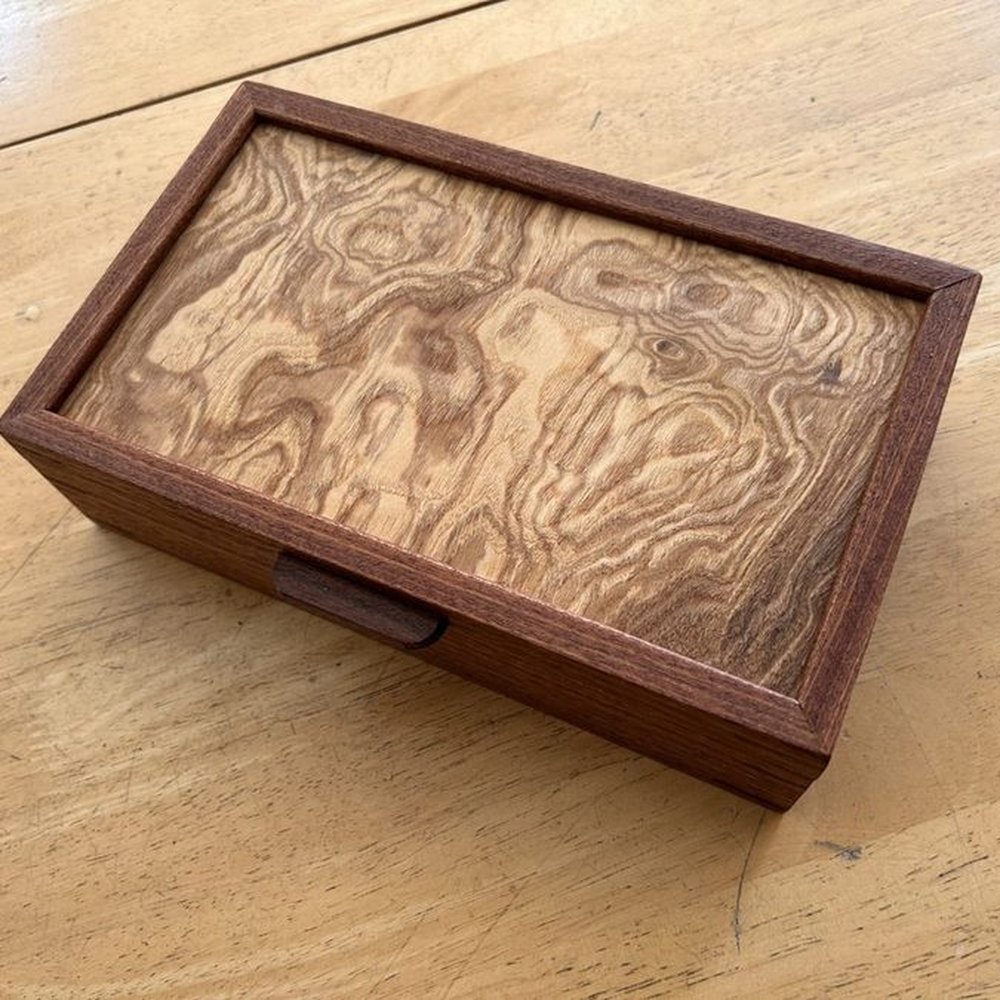 Burl-Top Keepsake Box